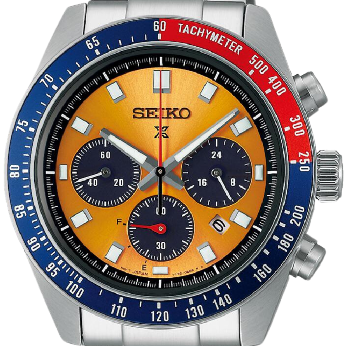 Seiko Prospex Speedtimer SSC947P1 SSC947 SSC947P Sunray Yellow Dial Solar Watch