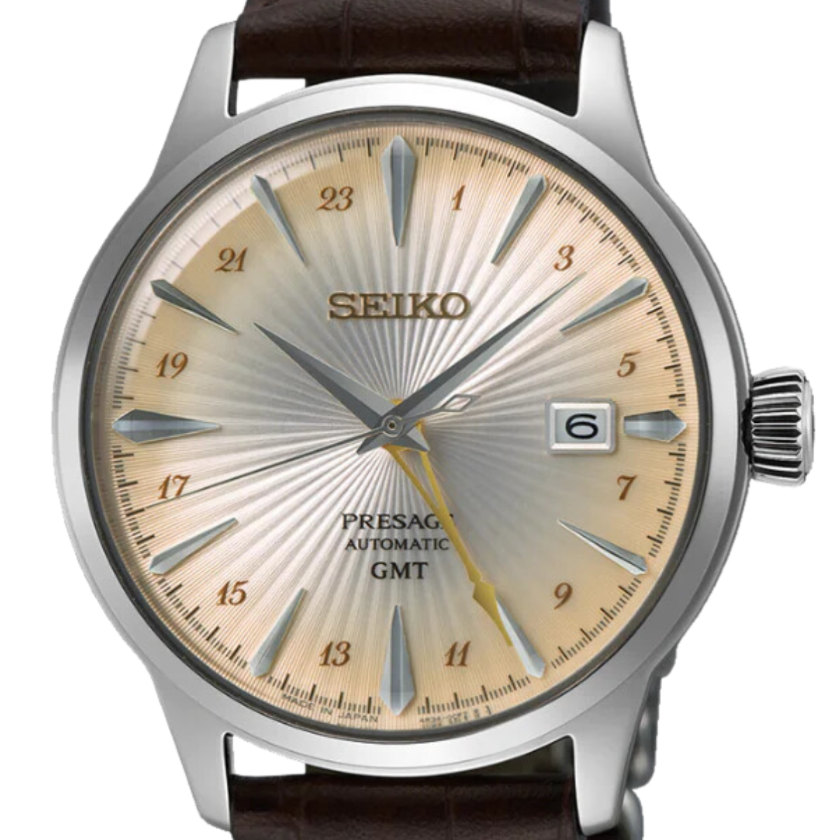 Seiko Presage SSK041J1 SSK041 SSK041J Cocktail Time GMT Acacia Automatic Watch