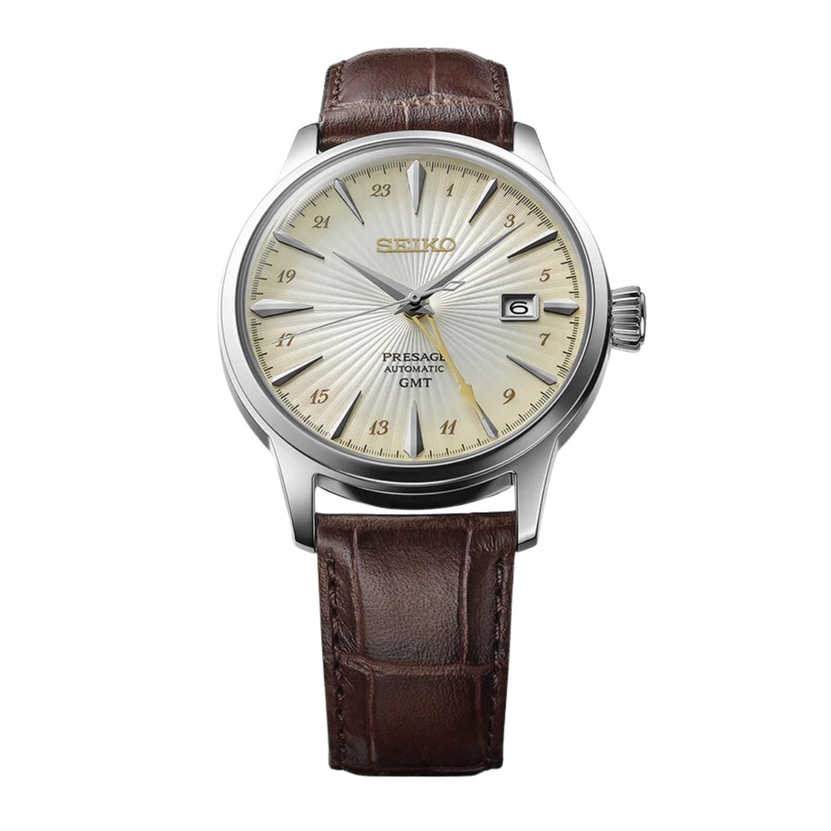 Seiko Presage SSK041J1 SSK041 SSK041J Cocktail Time GMT Acacia Automatic Watch