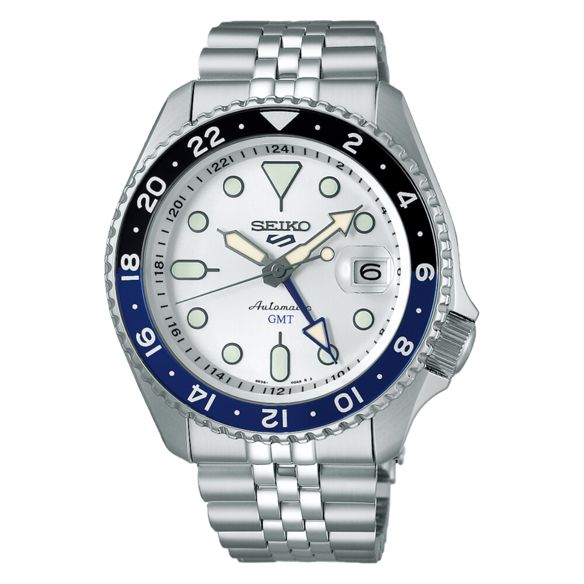 Seiko 5 Sports SSK033K1 SSK033 SSK033K SKX Series GMT Automatic Mens Watch