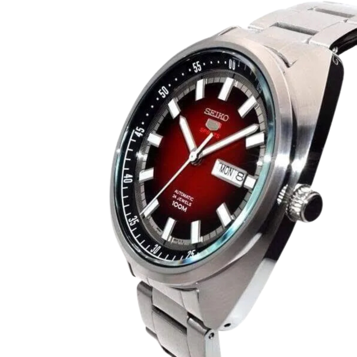 Seiko 5 Sports Turtle SRPB17K1 SRPB17 SRPB17K Red Dial Automatic Mens Watch