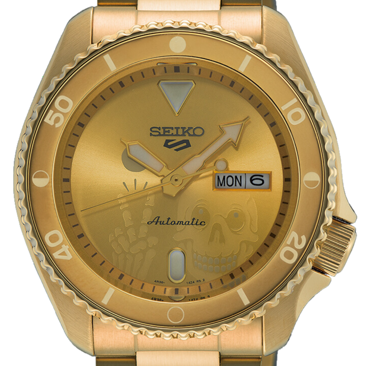 Seiko 5 Sports SRPL26K SRPL26 x Kentaro Yoshida Limited Edition "Sun Moon & Beach" Watch