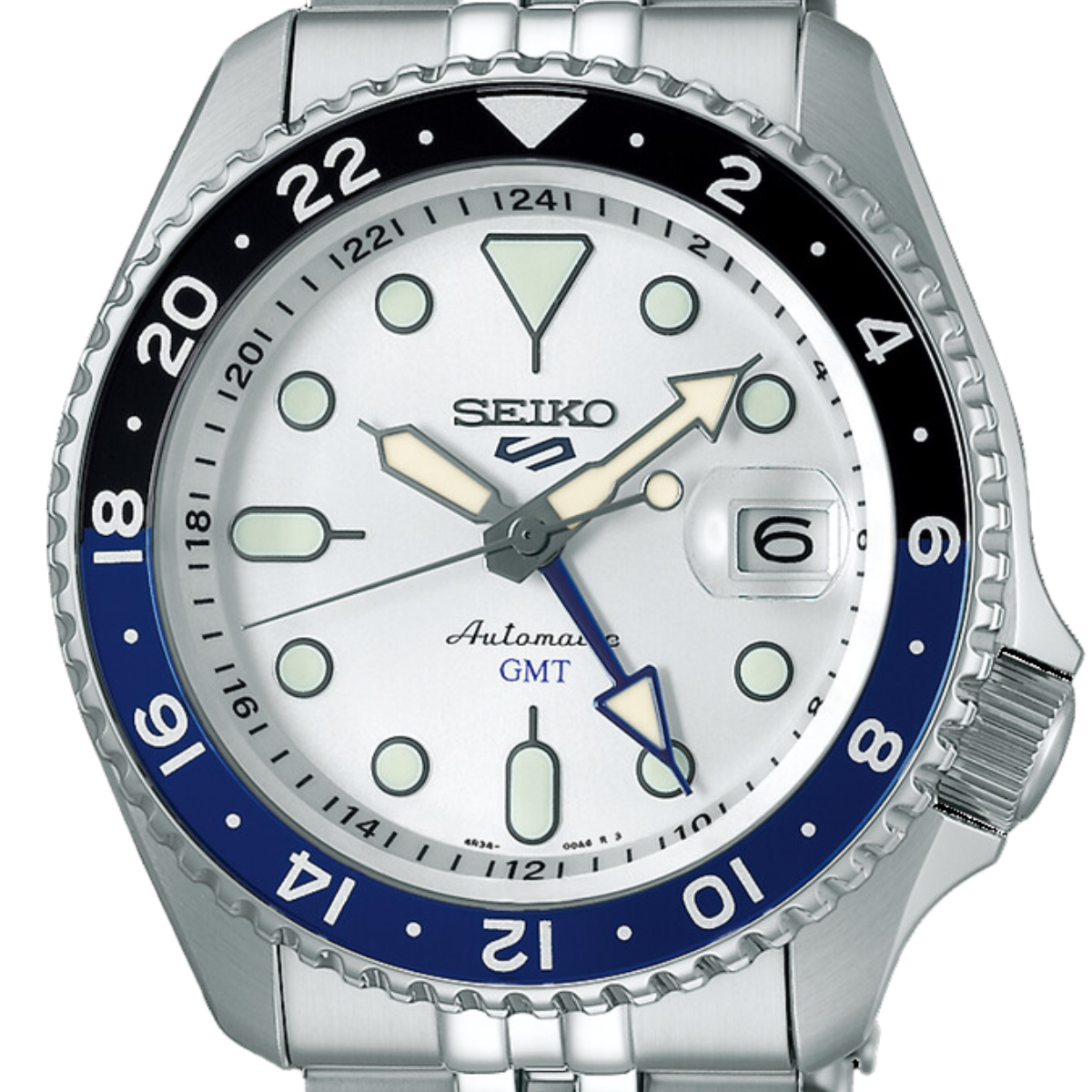 Seiko 5 Sports SSK033K1 SSK033 SSK033K SKX Series GMT Automatic Mens Watch