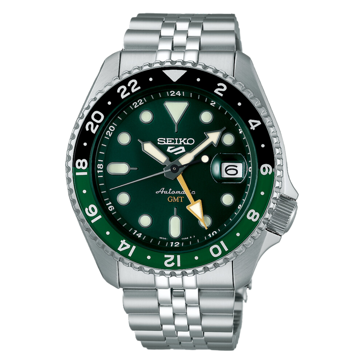 Seiko 5 Sports SSK035K1 SSK035 SSK035K SKX Series GMT Automatic Mens Watch