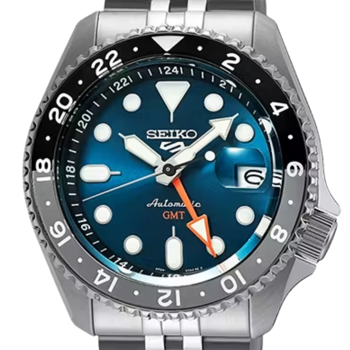 Seiko 5 Sports SSK045K1 SSK045 SSK045K Racer's Heritage "Velocity Blue" Car Special Edition Watch