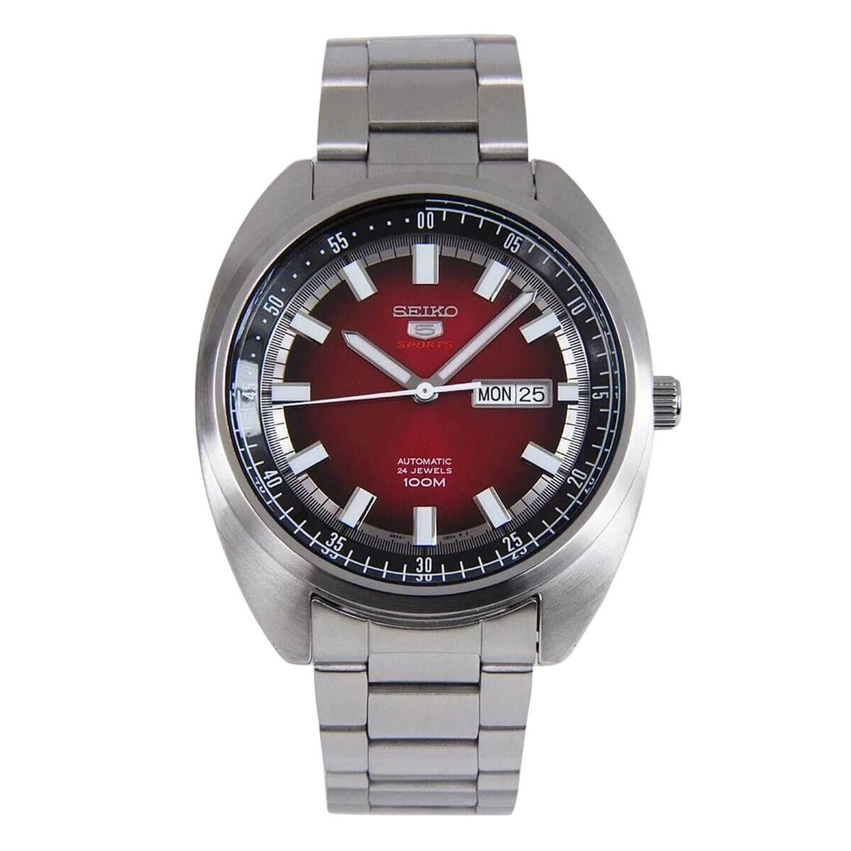 Seiko 5 Sports Turtle SRPB17K1 SRPB17 SRPB17K Red Dial Automatic Mens Watch