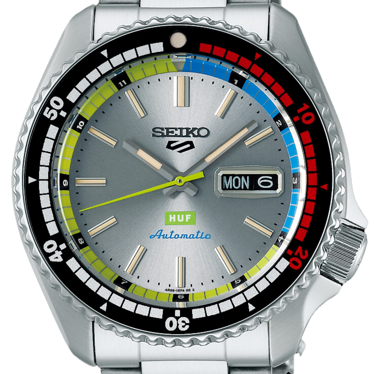 Seiko 5 Sports x HUF SRPL33K1 SRPL33 SRPL33K Limited Edition Automatic Men's Watch