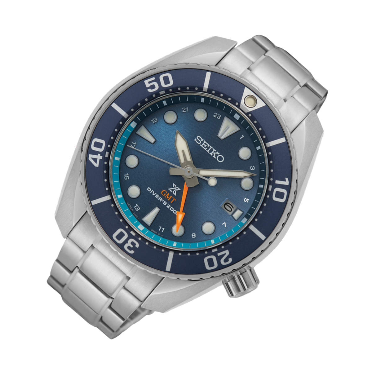 Seiko GMT Prospex Sumo SFK001J1 SFK001 SFK001J Blue Dial Solar Diving Watch