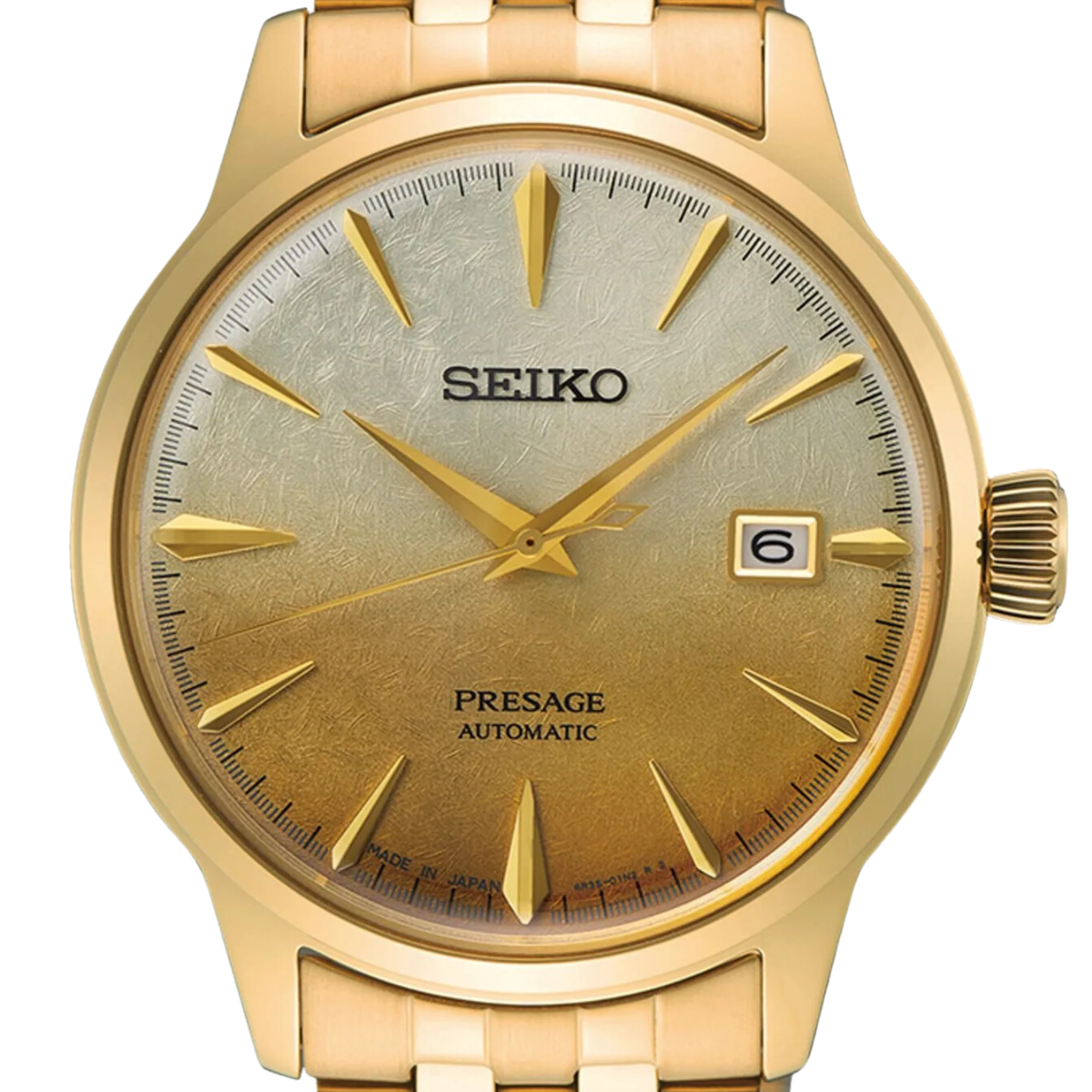 Seiko Presage SRPK46J1 SRPK46 SRPK46J Cocktail Time "Beer Julep" Automatic Watch