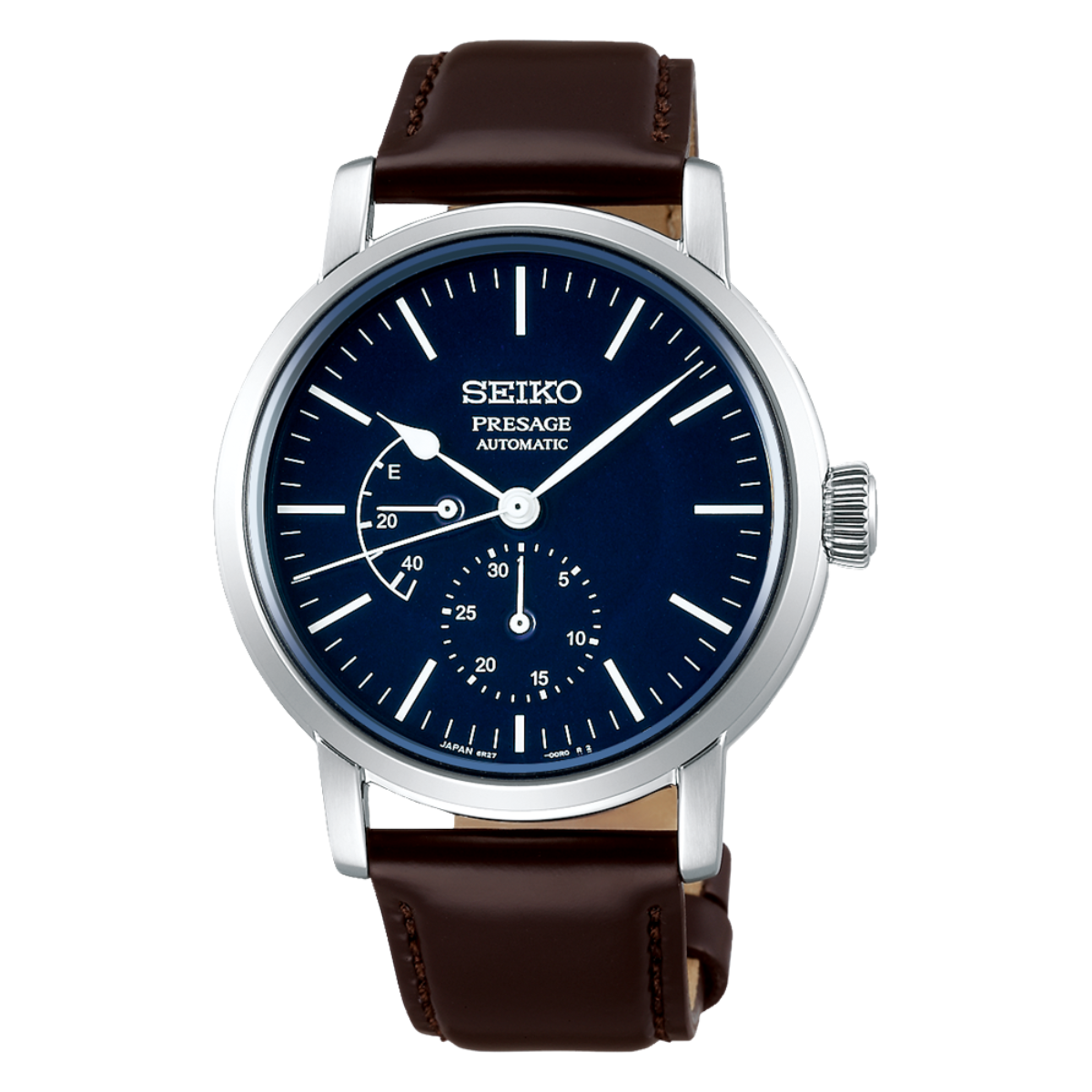 Seiko Presage SPB163J1 SPB163 SPB163J Craftsmanship Series Blue Enamel Leather Watch