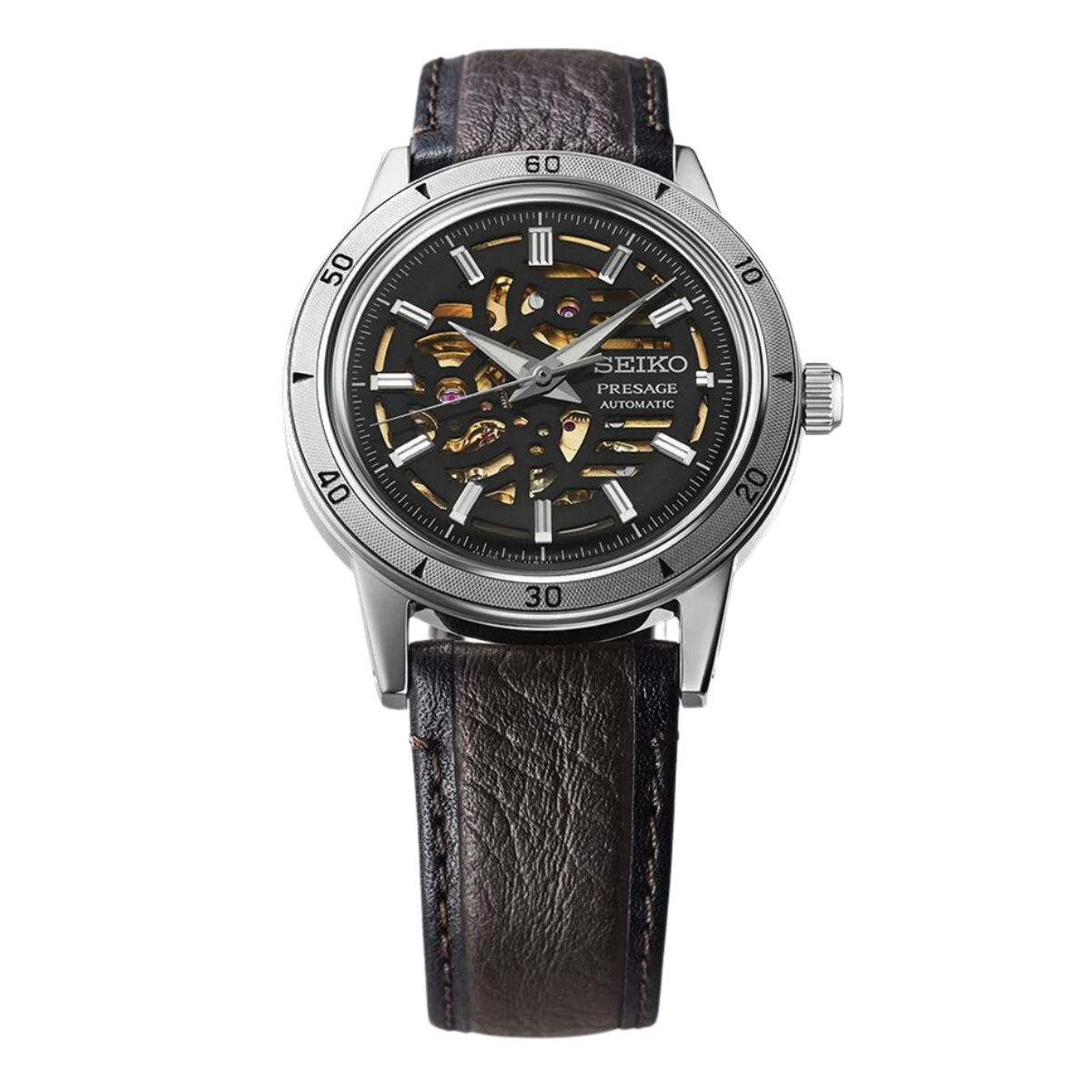 Seiko Presage SSA461J1 SSA461 SSA461J Style 60s Elegant Yet Rugged Biker Style Watch