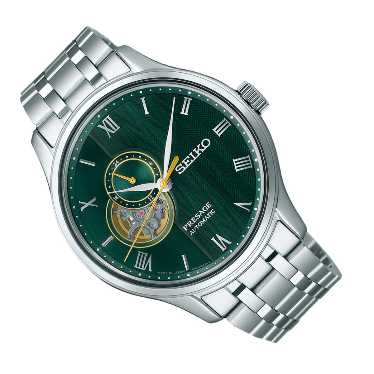 Seiko Presage SSA463J1 SSA463 SSA463J "Japanese Zen Garden" Automatic Watch - Green Dial