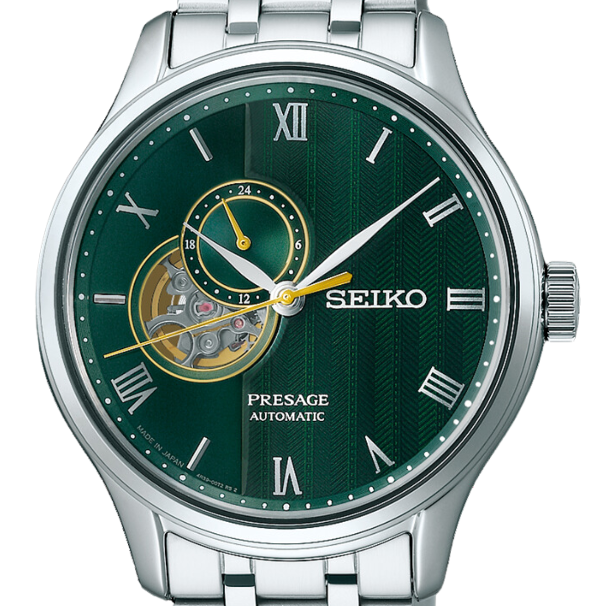 Seiko Presage SSA463J1 SSA463 SSA463J "Japanese Zen Garden" Automatic Watch - Green Dial