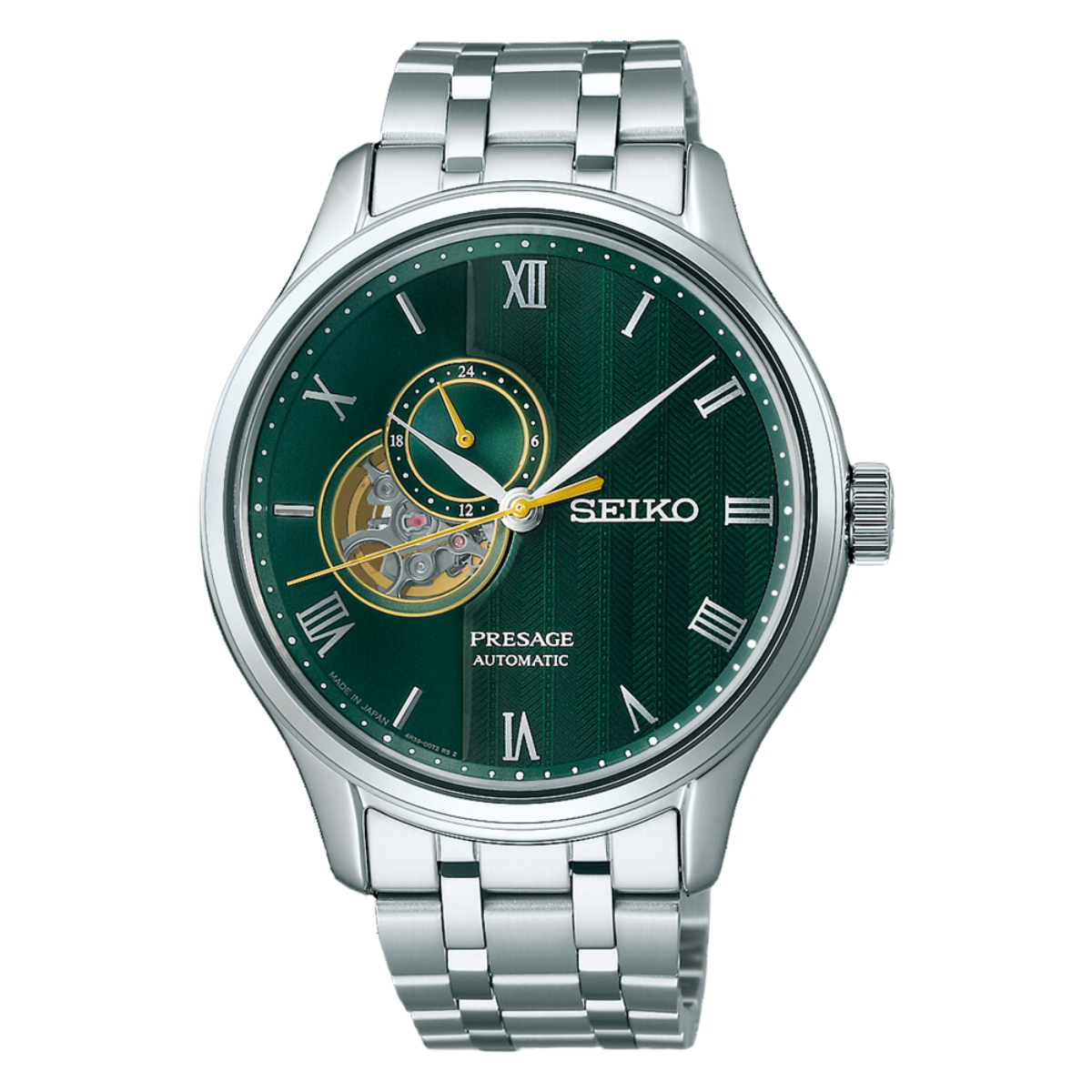 Seiko Presage SSA463J1 SSA463 SSA463J "Japanese Zen Garden" Automatic Watch - Green Dial