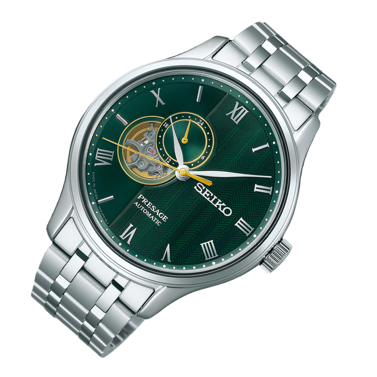 Seiko Presage SSA463J1 SSA463 SSA463J "Japanese Zen Garden" Automatic Watch - Green Dial