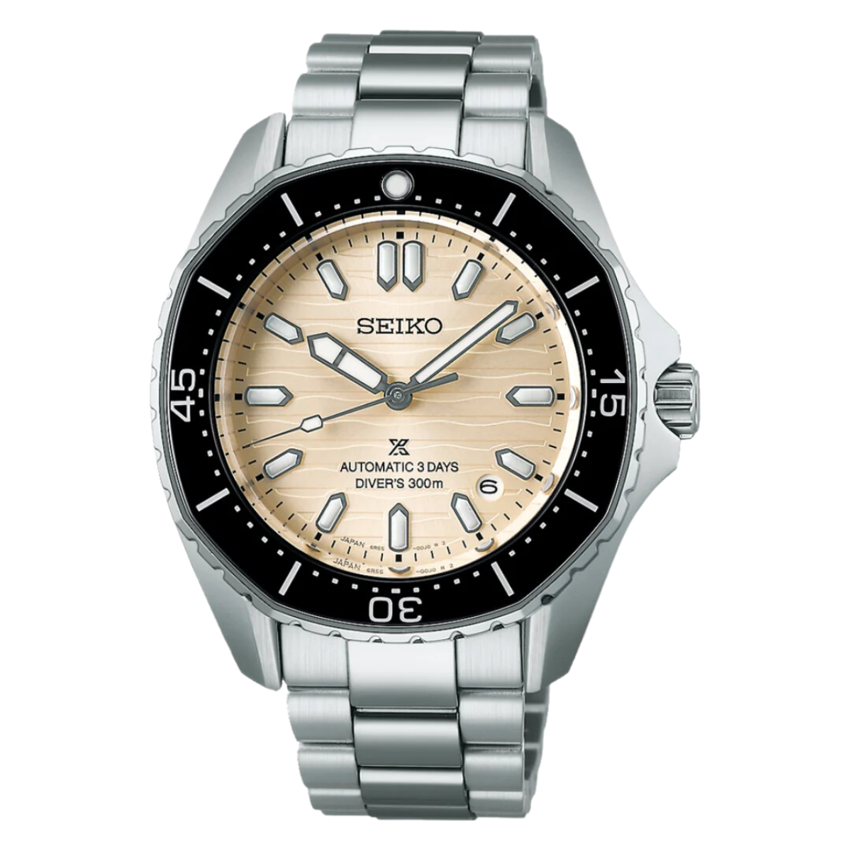 Seiko Prospex SPB481J1 SPB481 SPB481J Polygonal in Pearl White Dial Divers Men's Watch