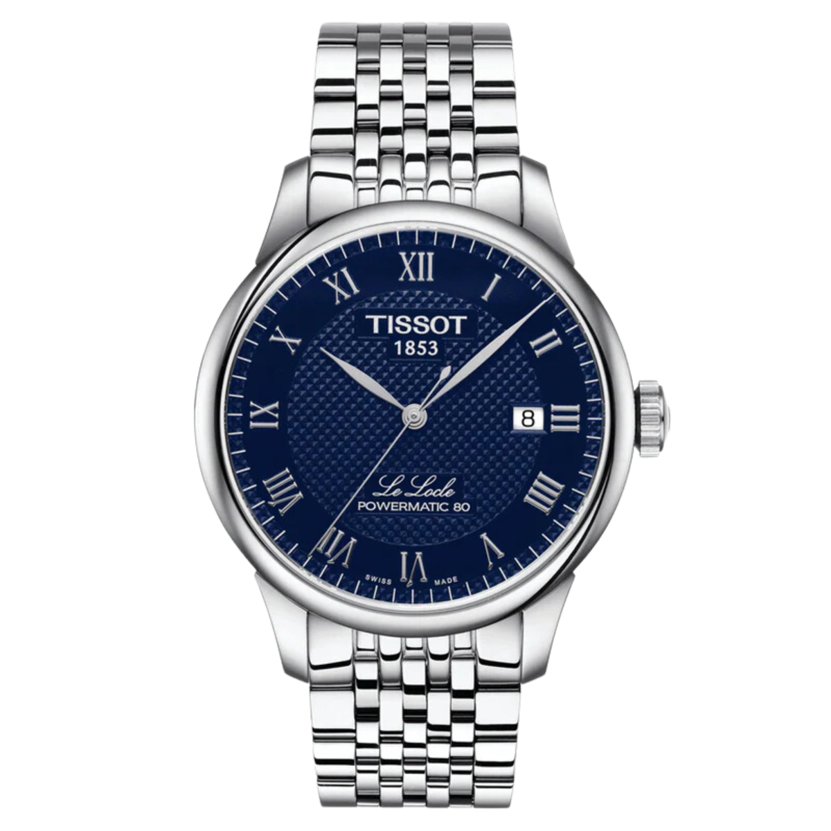 Tissot Le Locle T0064071104300 T006.407.11.043.00 Blue Dial Powermatic 80 Classic Mens Watch