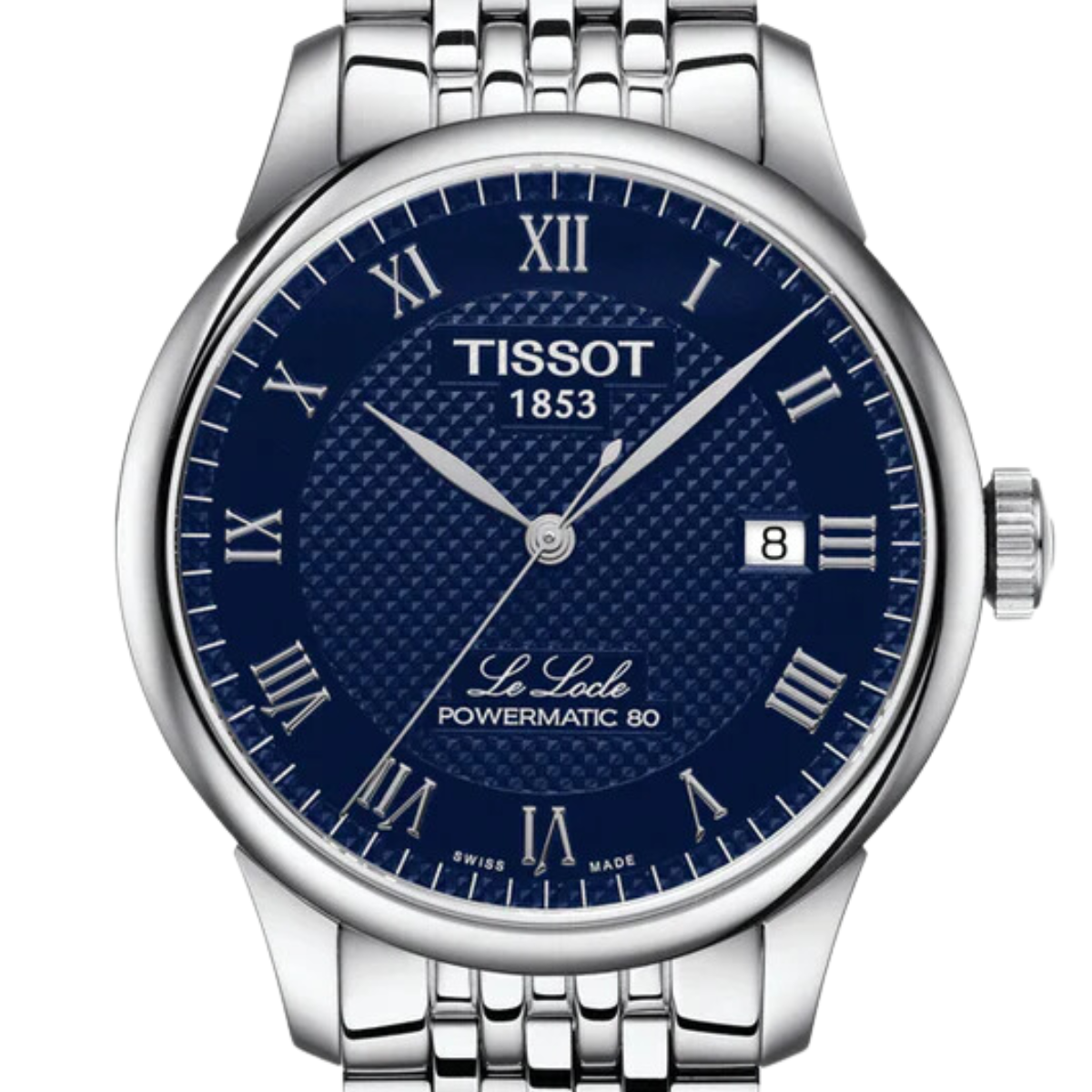 Tissot Le Locle T0064071104300 T006.407.11.043.00 Blue Dial Powermatic 80 Classic Mens Watch