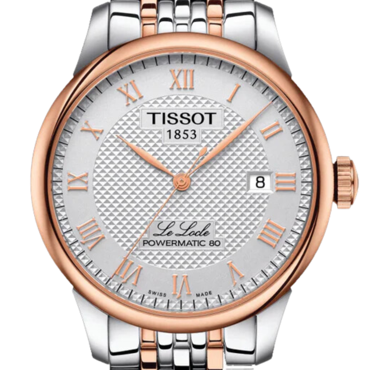 Tissot Le Locle T0064072203300 T006.407.22.033.00 Powermatic 80 Silver Dial Mens Watch