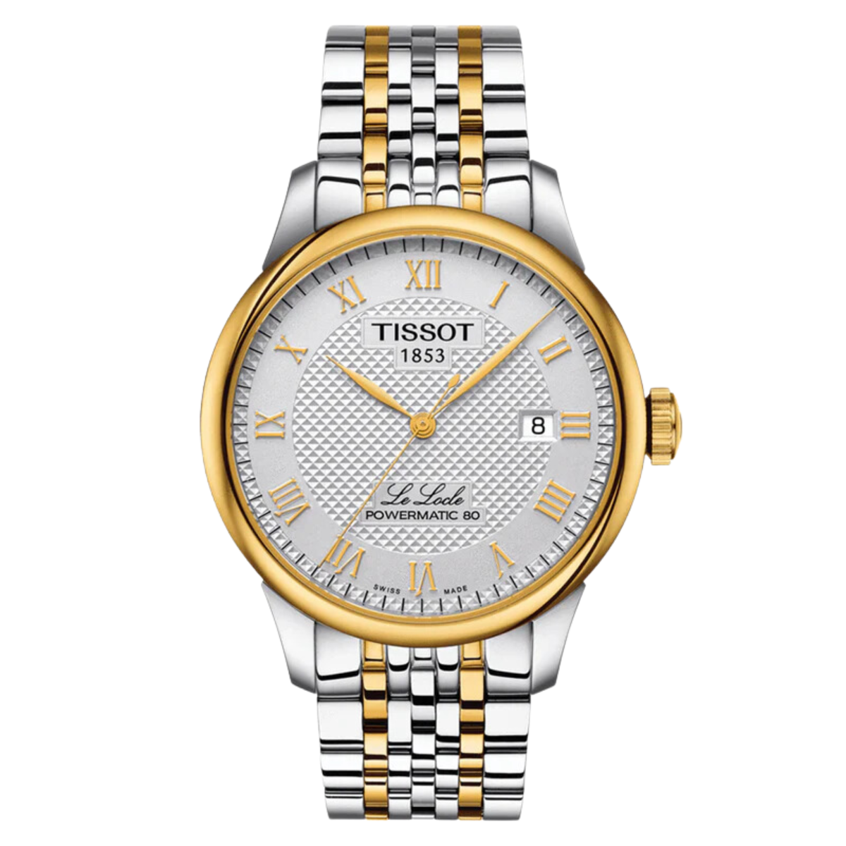 Tissot Le Locle T0064072203301 T006.407.22.033.01 Silver Dial Classic Powermatic 80 Mens Watch