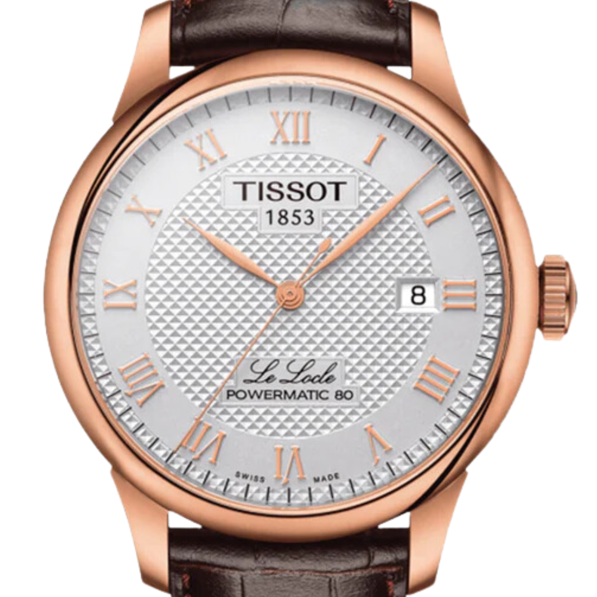 Tissot Le Locle T0064073603300 T006.407.36.033.00 Silver Dial Classic Powermatic 80 Mens Watch