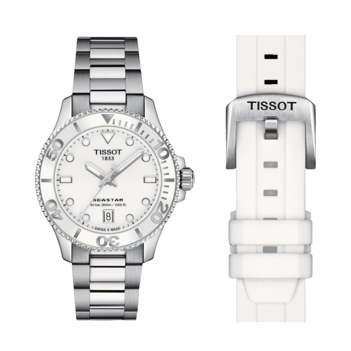 Tissot T1202101101100 T120.210.11.011.00 Quartz Seastar 1000 36MM Sports Mens Watch