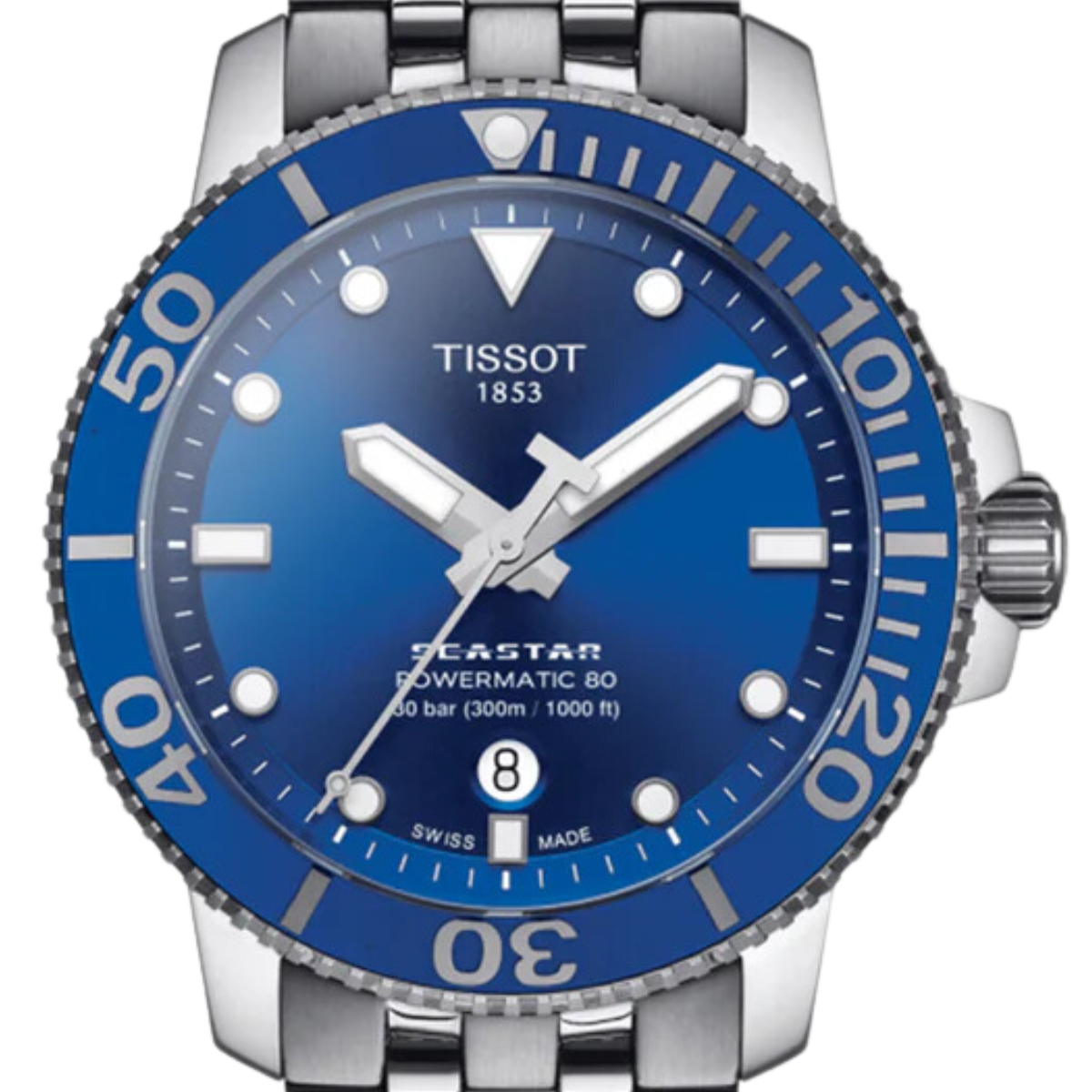 Tissot T1204071104100 T120.407.11.041.00 Seastar 1000 Powermatic 80 Sports Mens Watch