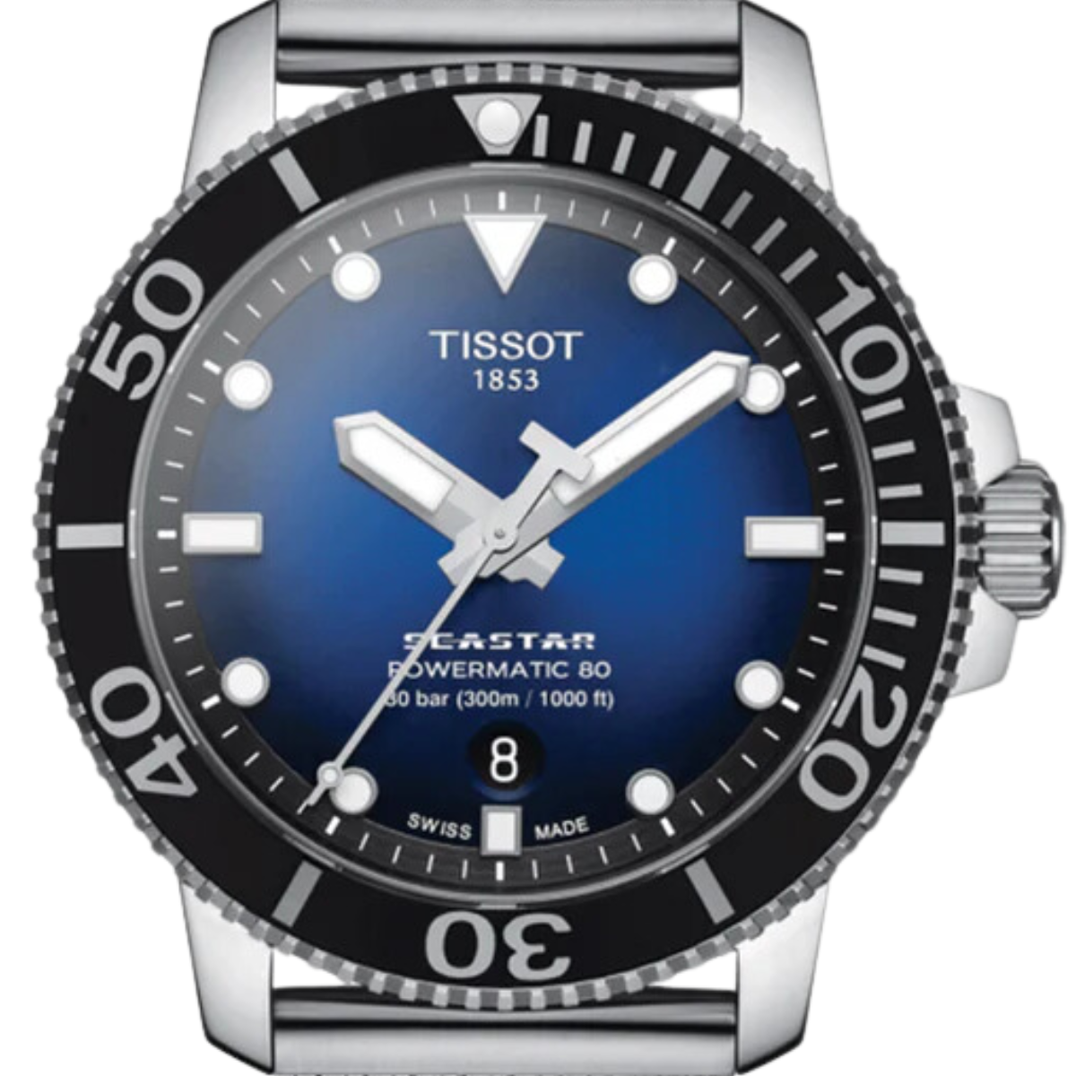 Tissot T1204071104102 T120.407.11.041.02 Seastar 1000 Powermatic 80 Sports Mens Watch