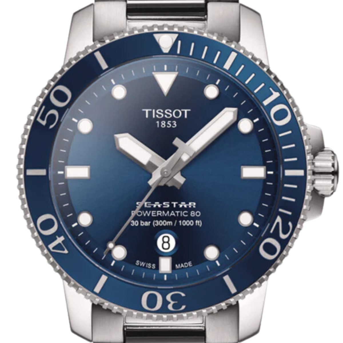 Tissot T1204071104103 T120.407.11.041.03 Seastar 1000 Powermatic 80 Sports Mens Watch