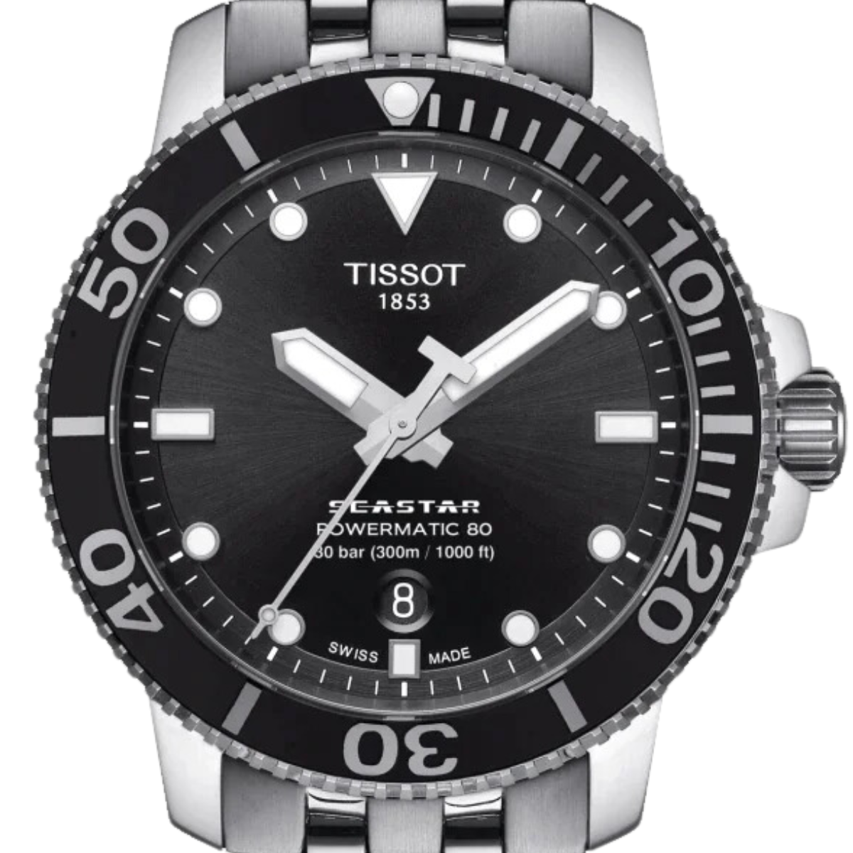 Tissot T1204071105100 T120.407.11.051.00 Seastar 1000 Powermatic 80 Mens Watch