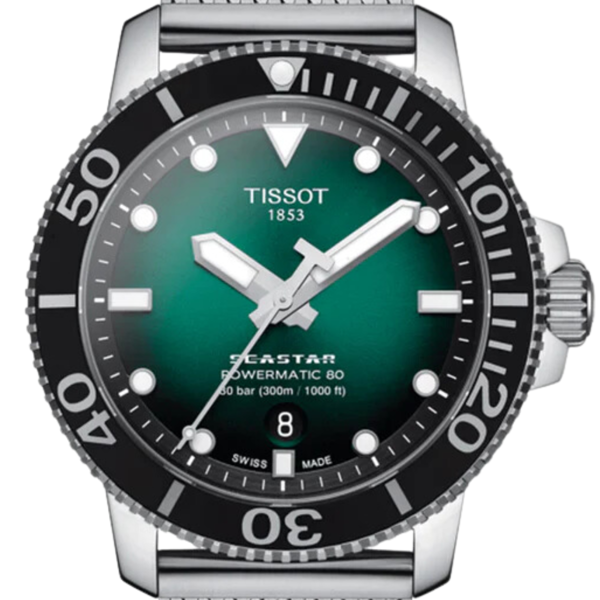 Tissot T1204071109100 T120.407.11.091.00 Seastar 1000 Powermatic 80 Sports Mens Watch