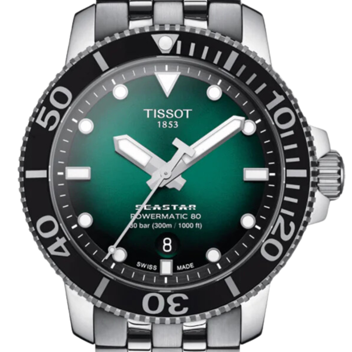 Tissot T1204071109101 T120.407.11.091.01 Seastar 1000 Powermatic 80 Sports Mens Watch