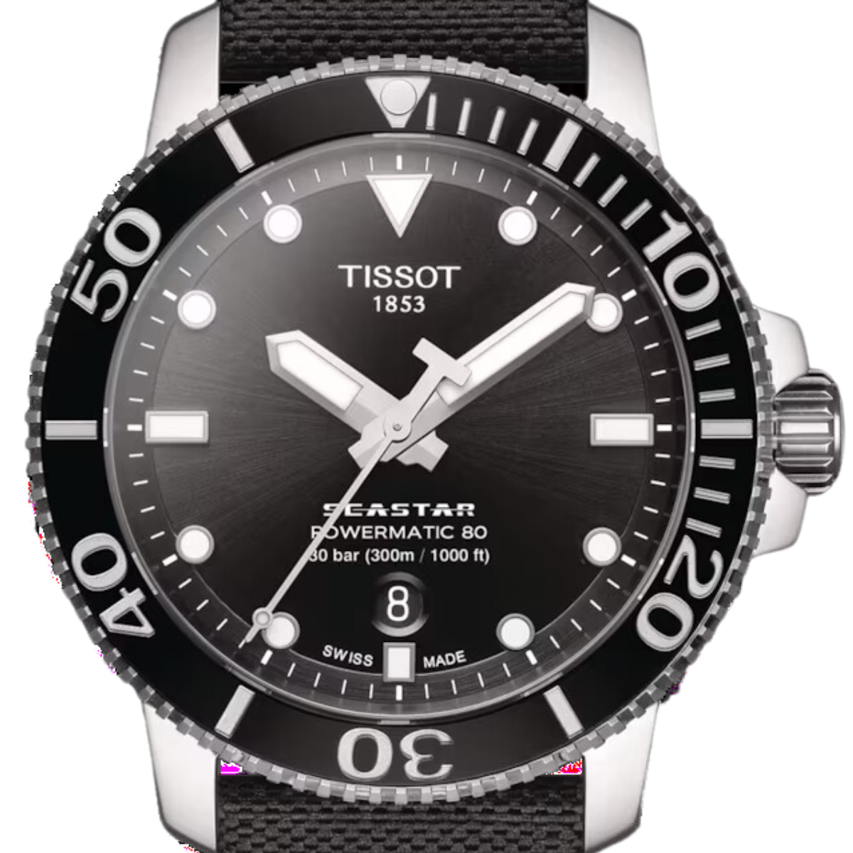 Tissot T1204071705100 T120.407.17.051.00 Seastar 1000 Powermatic 80 Sports Mens Watch