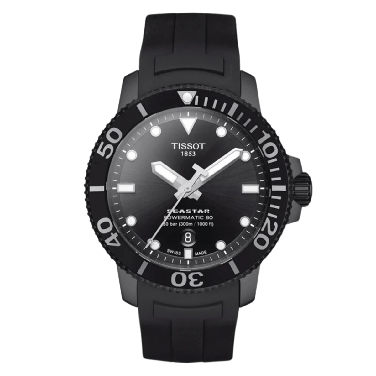 Tissot T1204073705100 T120.407.37.051.00 Seastar 1000 Powermatic 80 Sports Mens Watch