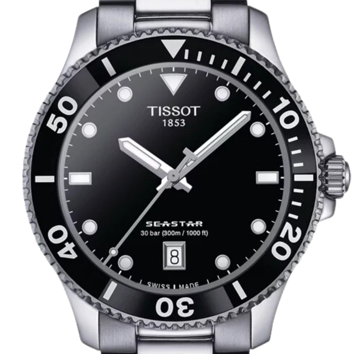 Tissot T1204101105100 T120.410.11.051.00 Quartz Seastar 1000 40MM Dress Mens Watch