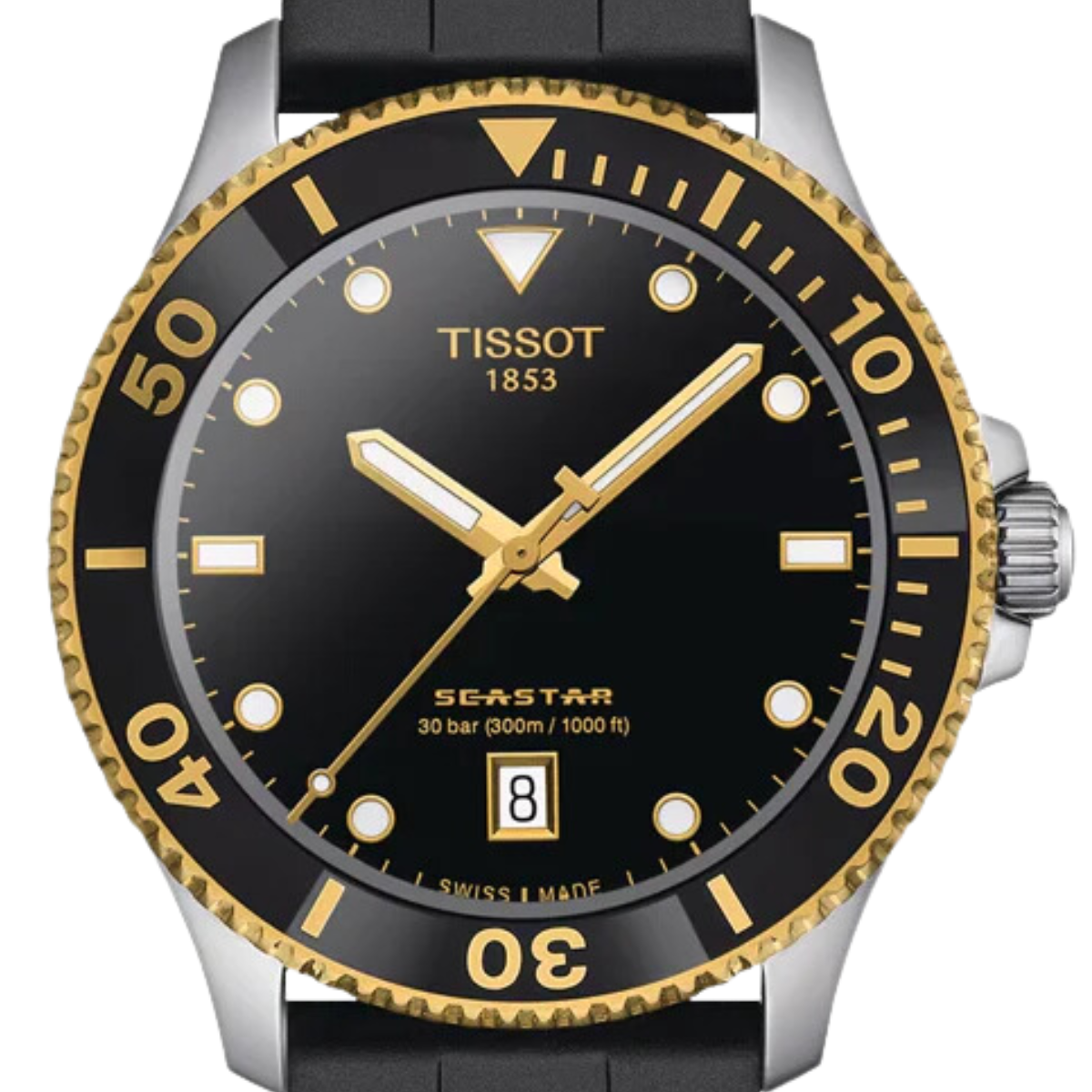 Tissot T1204102705100 T120.410.27.051.00 Quartz Seastar 1000 40MM Sports Mens Watch