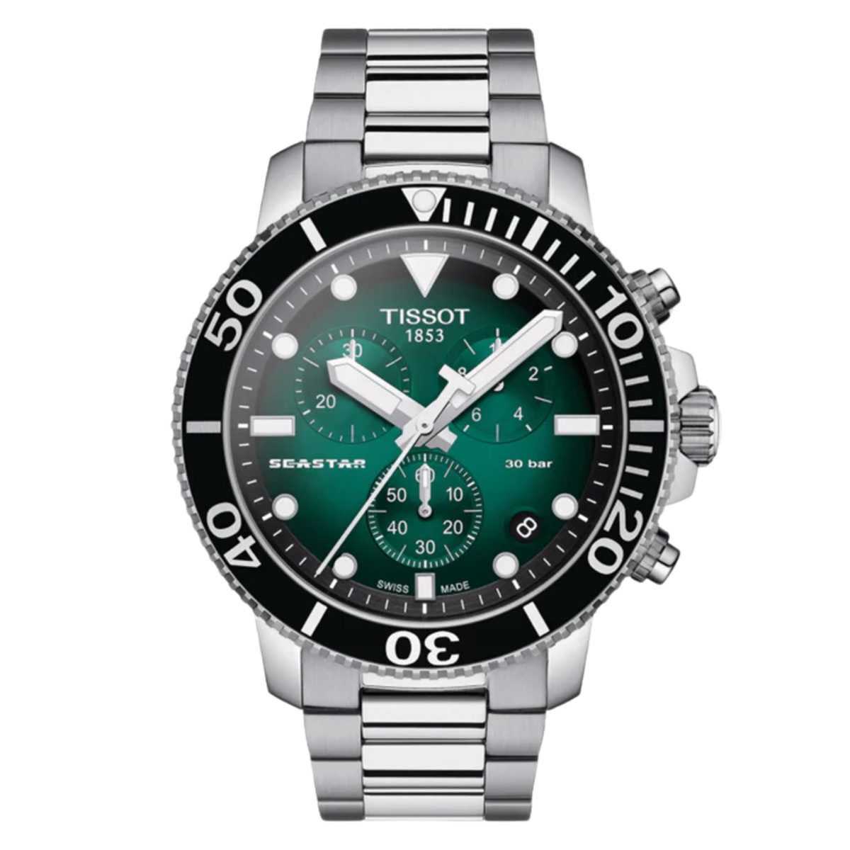 Tissot T1204171109101 T120.417.11.091.01 Quartz Seastar 1000 Chronograph Sports Divers Watch