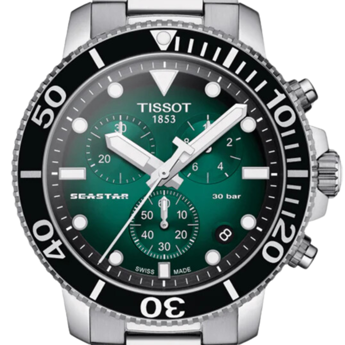 Tissot T1204171109101 T120.417.11.091.01 Quartz Seastar 1000 Chronograph Sports Divers Watch