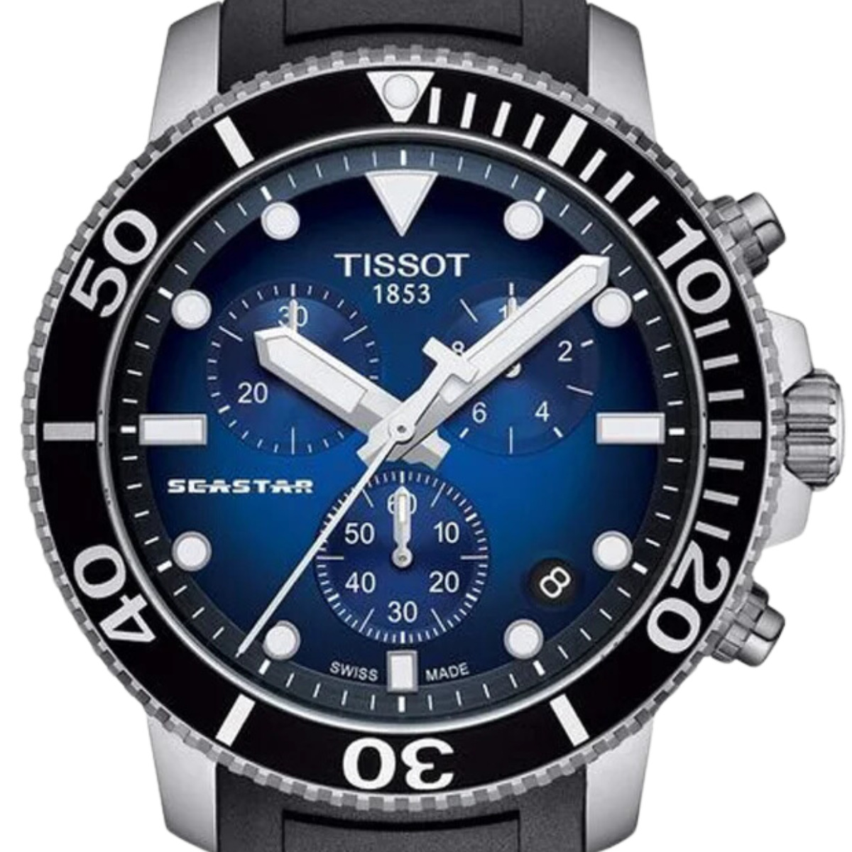 Tissot T1204171704100 T120.417.17.041.00 Seastar 1000 Chronograph Quartz Sports Mens Watch