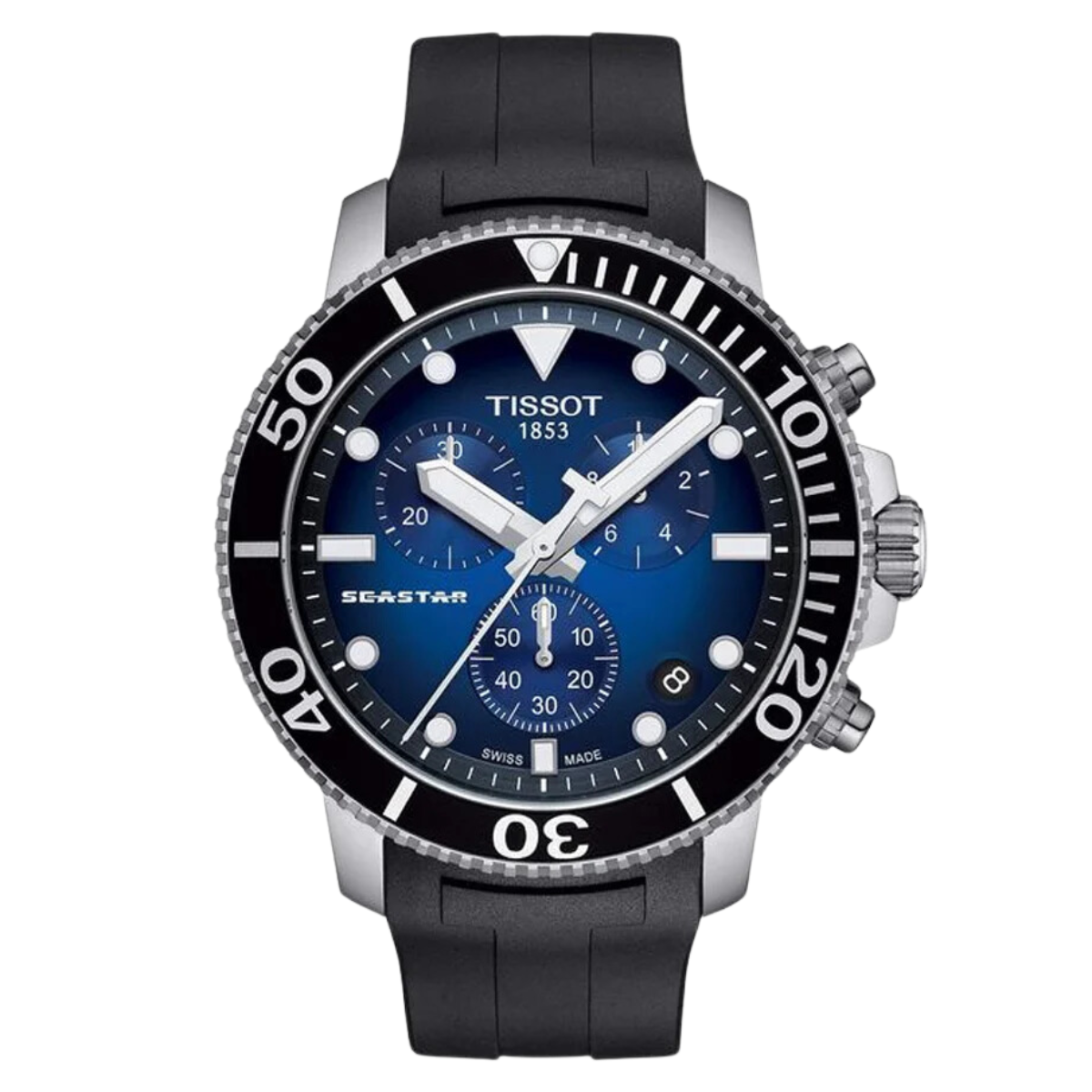 Tissot T1204171704100 T120.417.17.041.00 Seastar 1000 Chronograph Quartz Sports Mens Watch