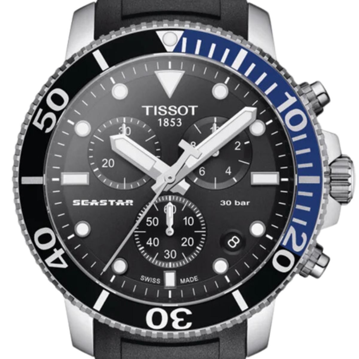 Tissot T1204171705102 T120.417.17.051.02 Quartz Seastar 1000 Chronograph Sports Watch