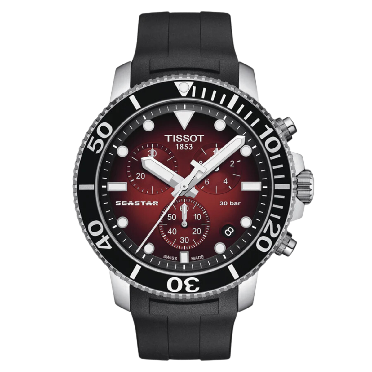 Tissot T1204171742100 T120.417.17.421.00 Seastar 1000 Chronograph Quartz Sports Mens Watch