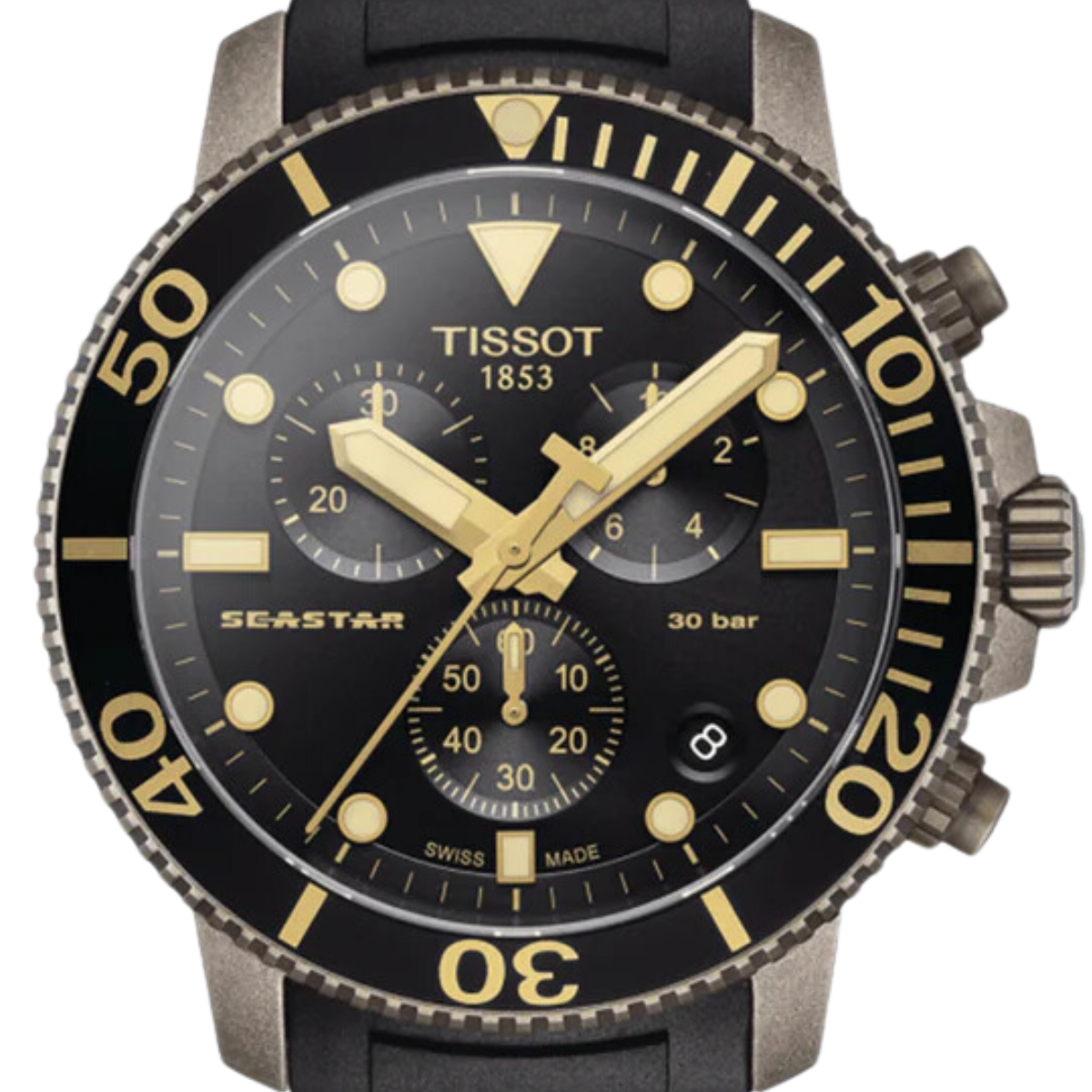 Tissot T1204173705101 T120.417.37.051.01 Quartz Seastar 1000 Chronograph Sports Watch