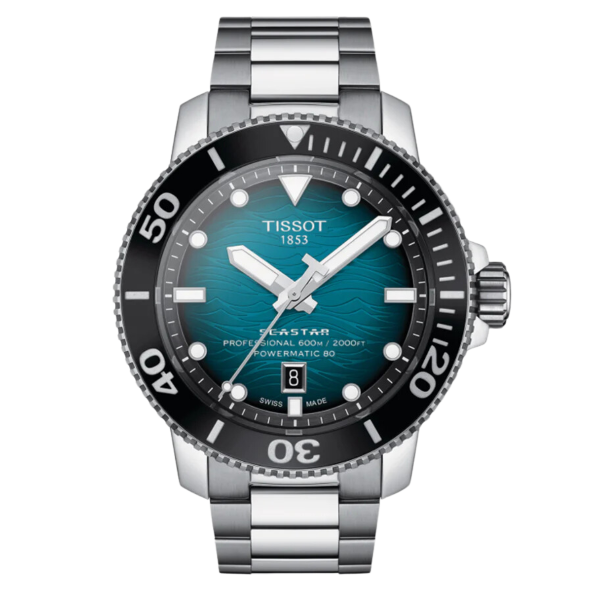 Tissot T1206071104100 T120.607.11.041.00  Seastar 2000 Professional Powermatic 80 Watch