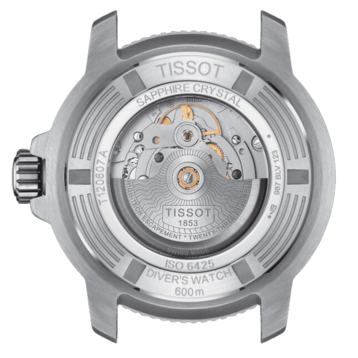 Tissot T1206071104100 T120.607.11.041.00  Seastar 2000 Professional Powermatic 80 Watch