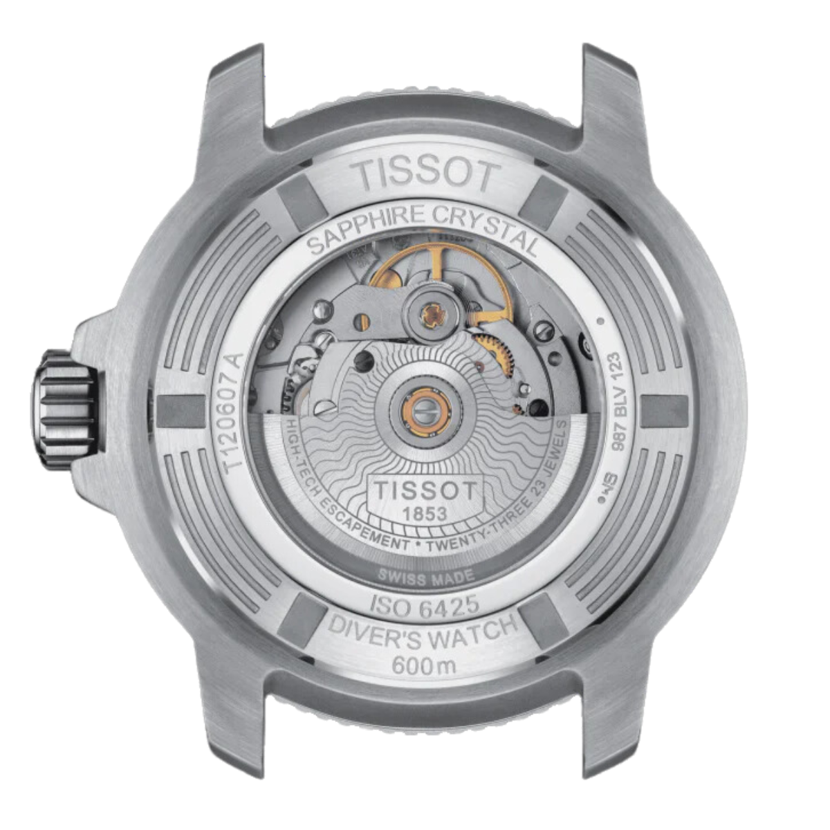 Tissot T1206071104101 T120.607.11.041.01 Seastar 2000 Professional Powermatic 80 Watch