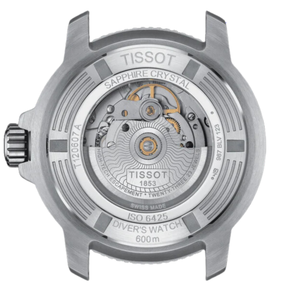 Tissot T1206071744100 T120.607.17.441.00 Seastar 2000 Professional Powermatic 80 Watch