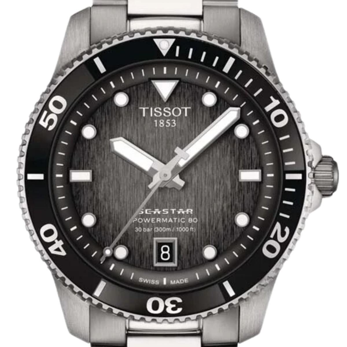 Tissot T1208071105100 T120.807.11.051.00 Seastar 1000 Powermatic 80 40MM Sports Unisex Watch