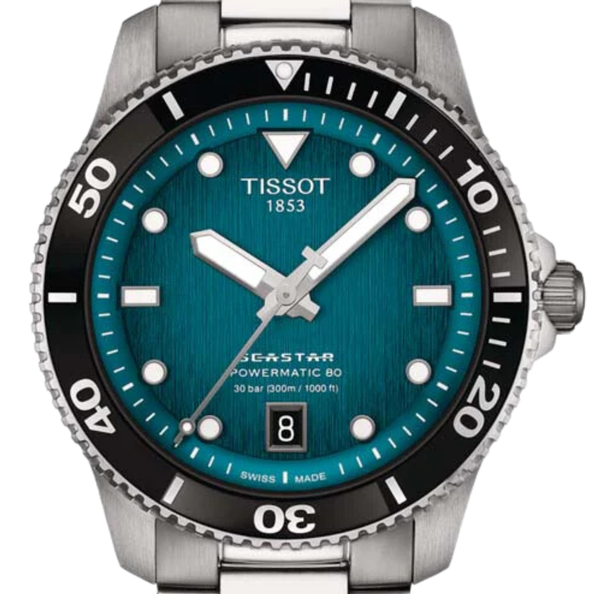 Tissot T1208071109100 T120.807.11.091.00 Seastar 1000 Powermatic 80 40MM Sports Unisex Watch