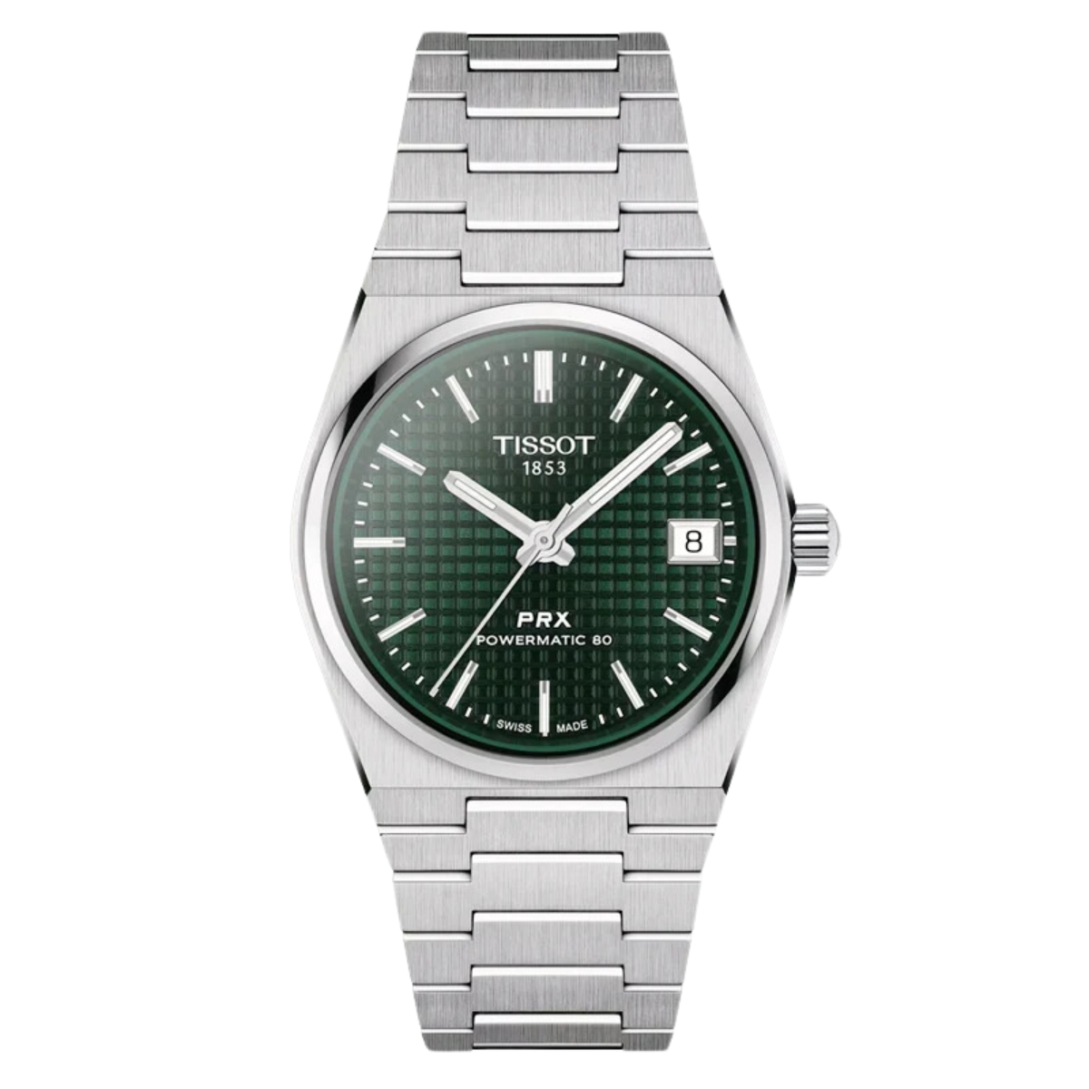 Tissot PRX Automatic Mens T137.207.11.091.00 T1372071109100 Green Dial Watch